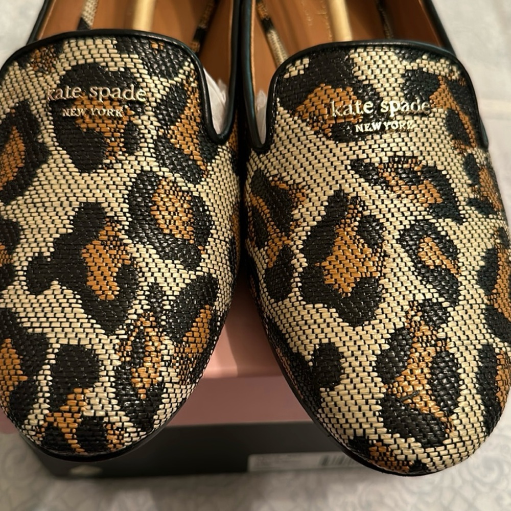 Kate Spade Shoes Womens Size 8.5 Flats Leopard Slip On - Picture 3 of 11